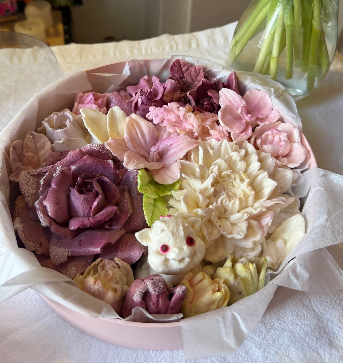 Round Zefir Flower Box 24cm